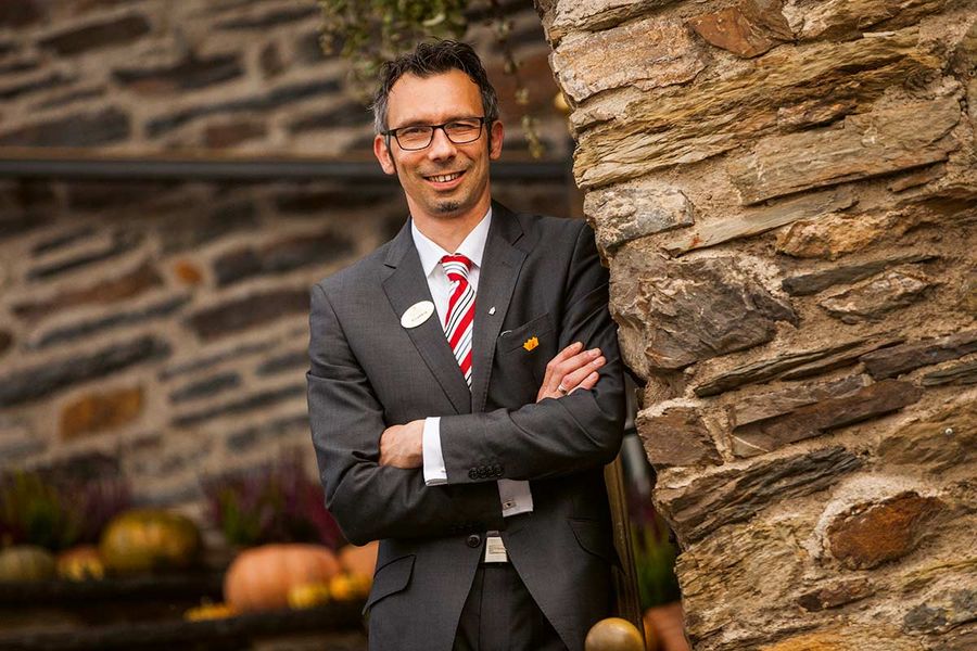 Andreas Ludwig, Direktor des Romantik Hotel Schloss Rheinfels Andreas Ludwig, Direktor des Romantik Hotel Schloss Rheinfels