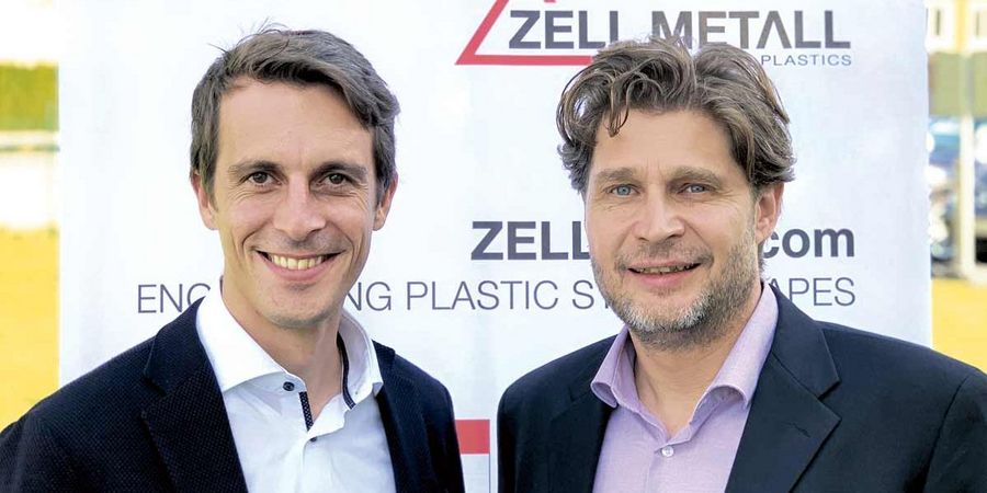Mag. DI Erich Buchner, Kaufmännischer Leiter, und Dipl.-Ing. Johann Obersamer, Technischer Leiter der Zell Metall GmbH Engineering Plastics