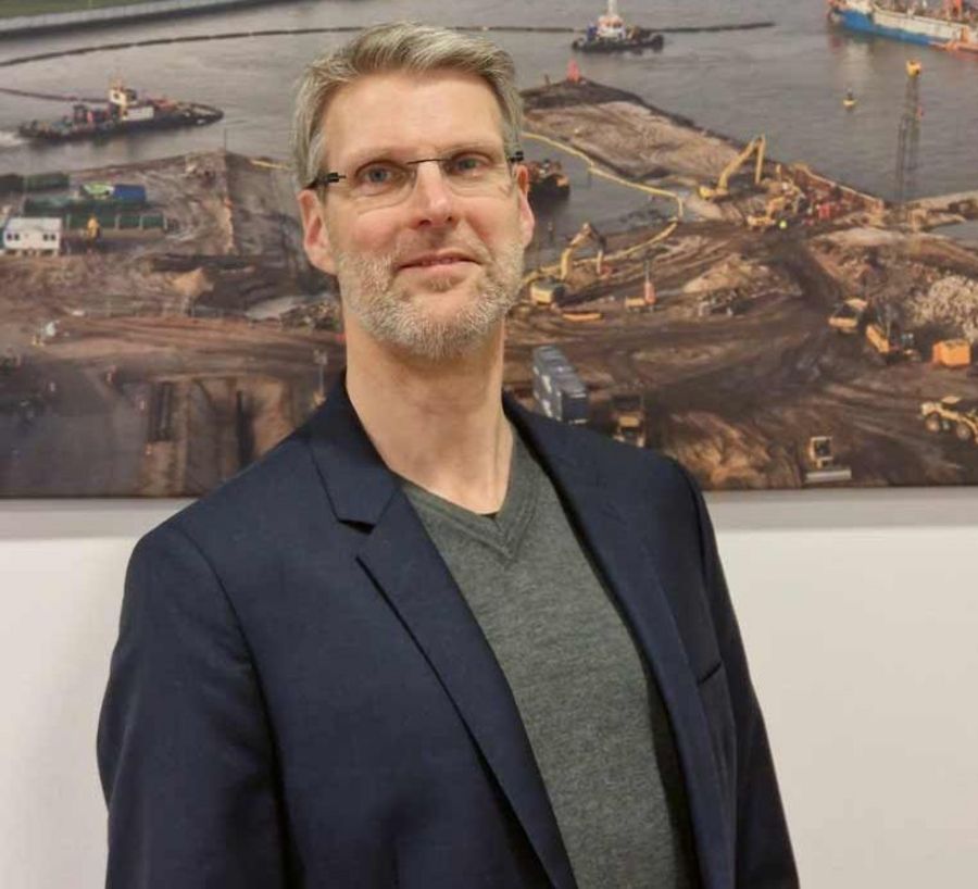 Dirk im Sande, Geschäftsführer der Van Oord Wasserbau GmbH Dirk im Sande, Geschäftsführer der Van Oord Wasserbau GmbH
