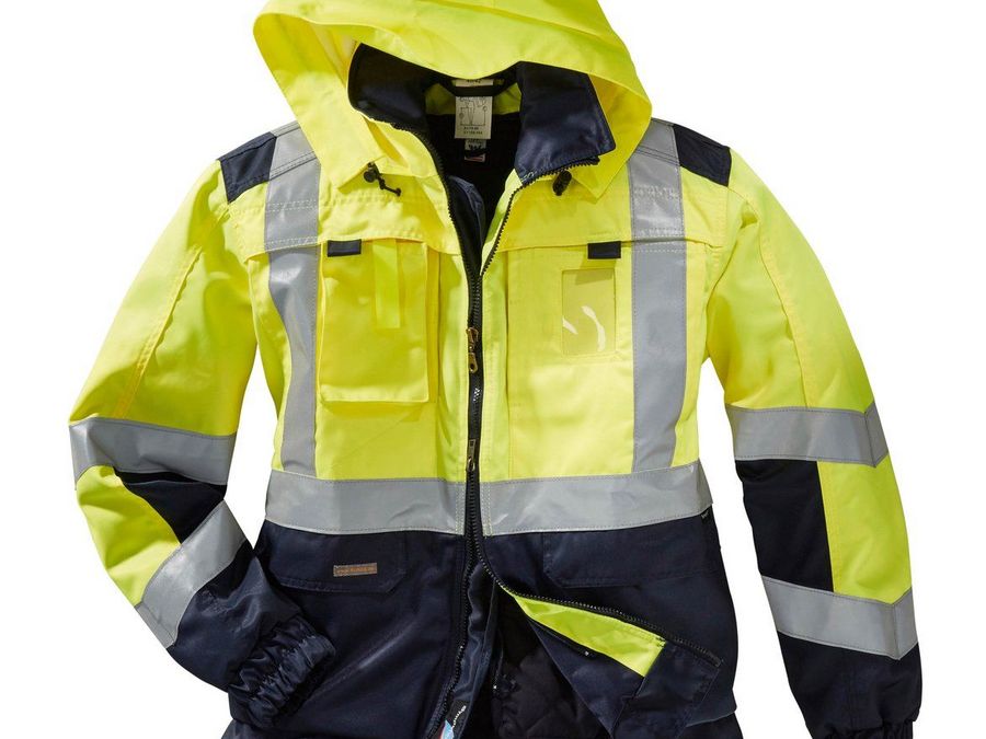 Warnschutz-Blouson EN20471-2,fluorgelb/marine Warnschutz-Blouson EN20471-2,fluorgelb/marine