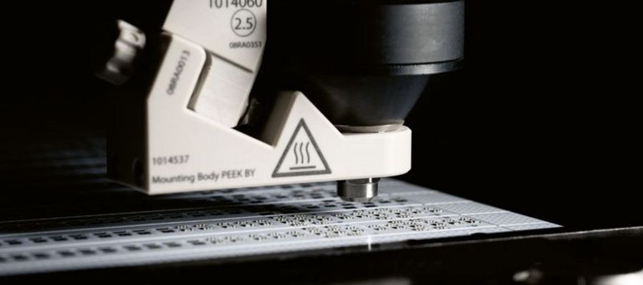Essemtec - Jetten von Lötpaste in verschiedenen Punktgrößen Essemtec - Jetten von Lötpaste in verschiedenen Punktgrößen