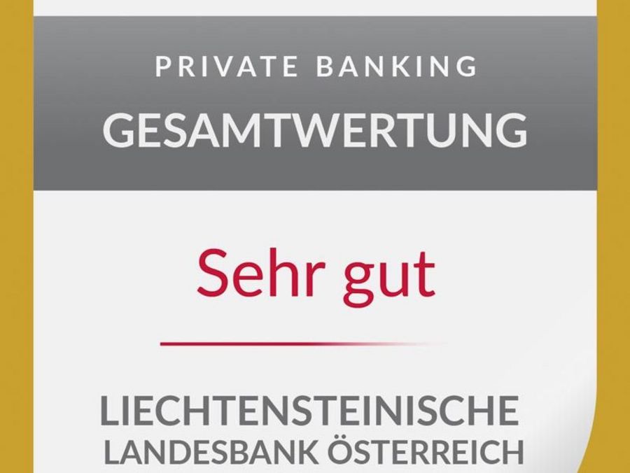 Liechtensteinische Landesbank Auszeichnung Liechtensteinische Landesbank Auszeichnung