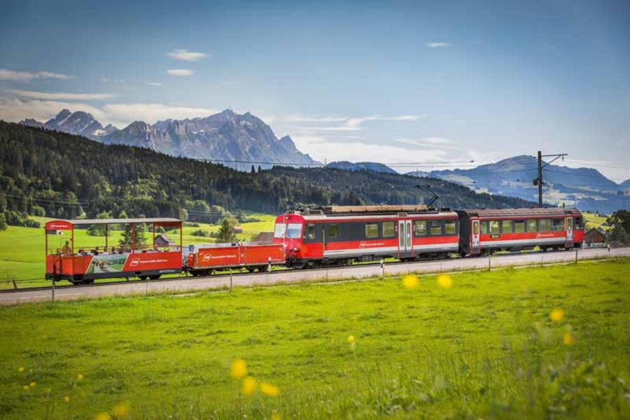 Appenzeller Bahnen offenen Aussichtsfahrt Appenzeller Bahnen offenen Aussichtsfahrt