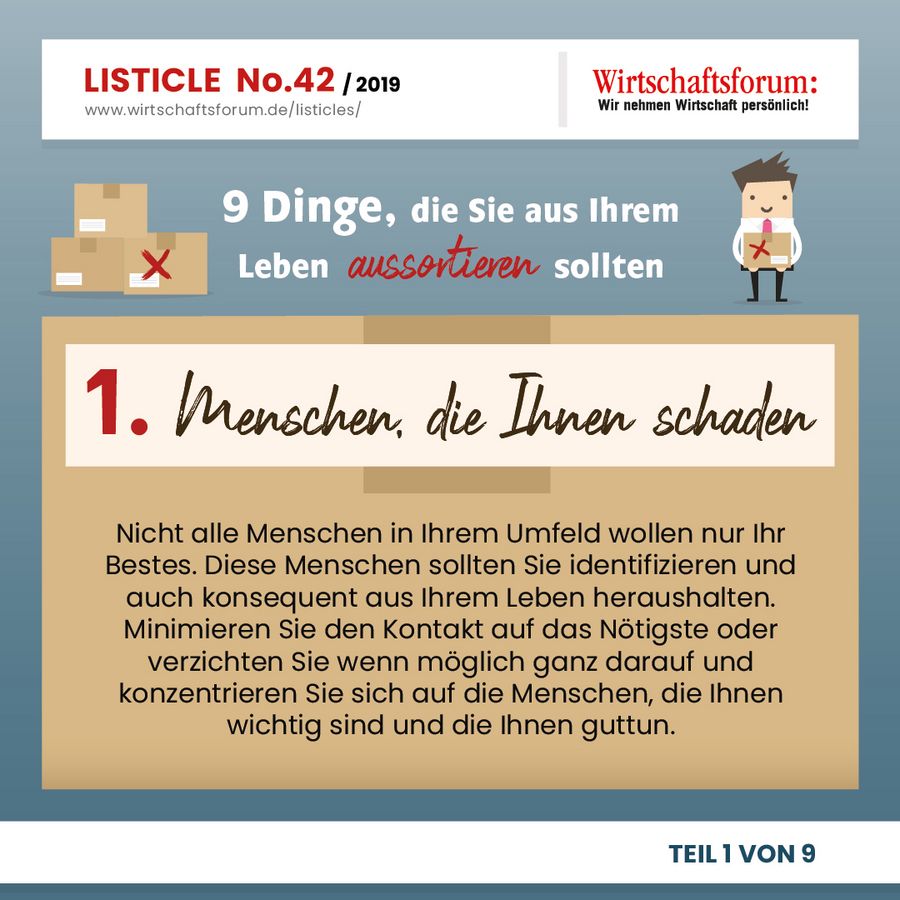 9 Dinge, die Sie aus Ihrem Leben aussortieren sollten - Menschen, die Ihnen schaden 9 Dinge, die Sie aus Ihrem Leben aussortieren sollten - Menschen, die Ihnen schaden