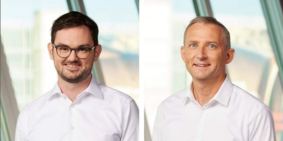 Valerio Signorelli, Managing Director DACH und Robert Horvath, Head of Marketing DACH der Ascom Valerio Signorelli, Managing Director DACH und Robert Horvath, Head of Marketing DACH der Ascom
