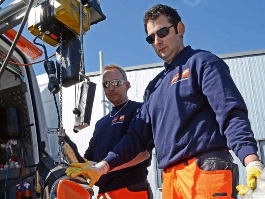 Swietelsky-Faber - Moderne Roboter auf einer Baustelle Swietelsky-Faber - Moderne Roboter auf einer Baustelle