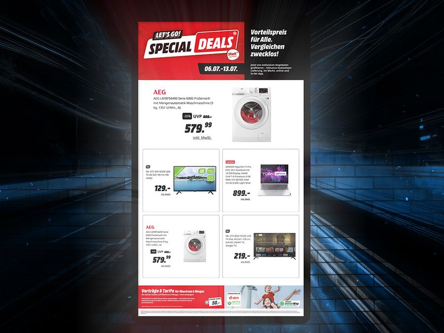 Digitales Angebotsposter Digitales Angebotsposter