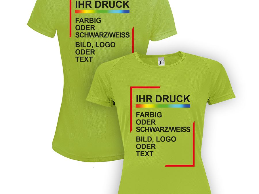Personalisiertes Damen Funktionsshirt - Laufshirt - Sportshirt - personalisiertes Shirt - bedruckbares Damenshirt Personalisiertes Damen Funktionsshirt - Laufshirt - Sportshirt - personalisiertes Shirt - bedruckbares Damenshirt