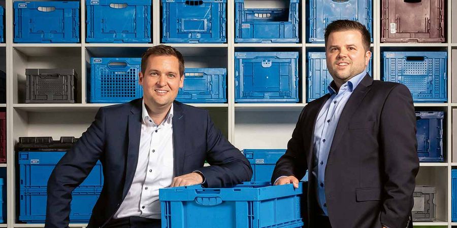 Dominik Lemken, Prokurist und Projektleiter und Thomas Heilen, Prokurist und Projektleiter der WALTHER Faltsysteme GmbH