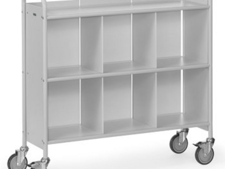 Bürowagen 4878 Ladefläche: 1080 x 350 mm - grau Bürowagen 4878 Ladefläche: 1080 x 350 mm - grau