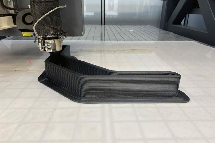 Ambulanz Mobile Fahrzeugteil aus dem 3-D-Drucker Ambulanz Mobile Fahrzeugteil aus dem 3-D-Drucker