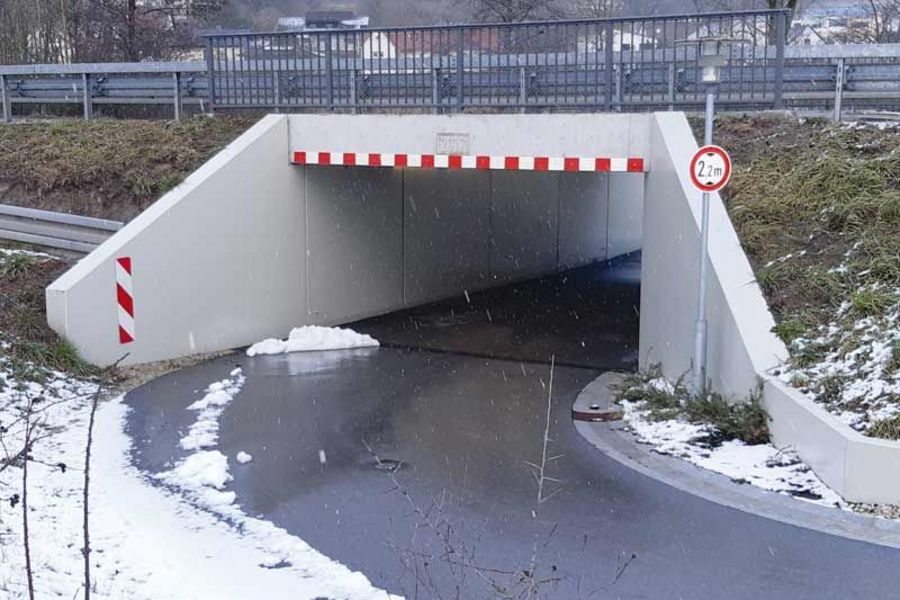 FUCHS Fertigteilwerke Süd BVH Radunterführung FUCHS Fertigteilwerke Süd BVH Radunterführung