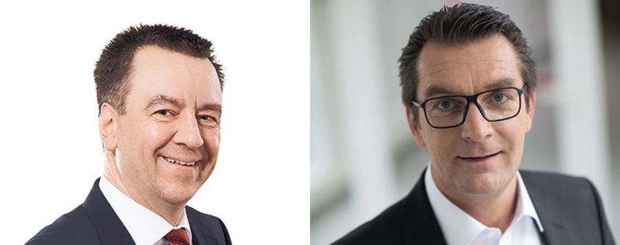 Volker Eck, Geschäftsführer, und Axel Müller, Geschäftsleitung Marketing und Vertrieb der QUNDIS GmbH