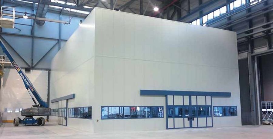 MB Anlagenbau Schallschutz im industriellen Fertigungsprozess