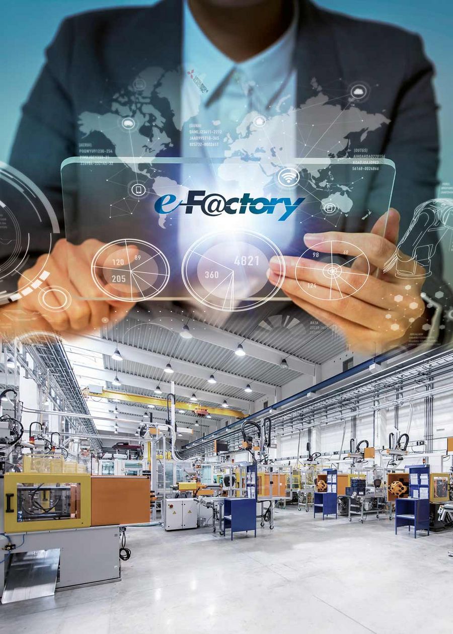 Das e-F@ctory Konzept hilft bei der Umsetzung von Industrie 4.0 und der Smart Factory Das e-F@ctory Konzept hilft bei der Umsetzung von Industrie 4.0 und der Smart Factory