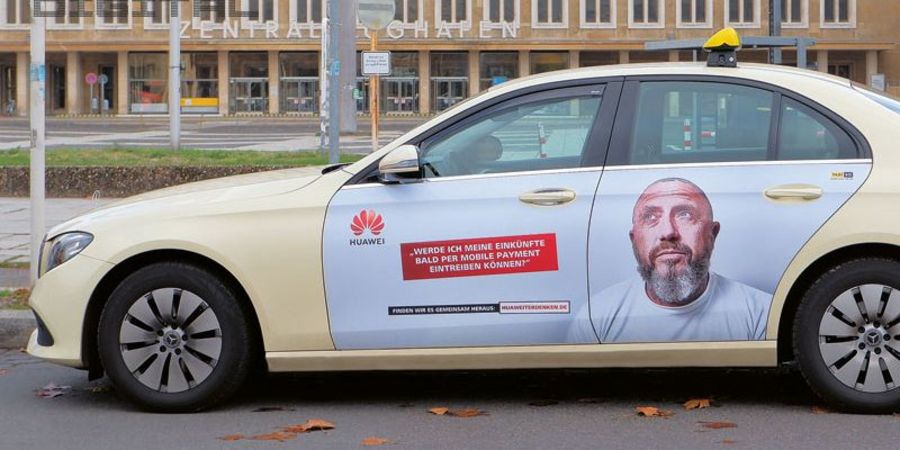 Taxiwerbung: Immer da, wo viele Menschen sind Taxiwerbung: Immer da, wo viele Menschen sind