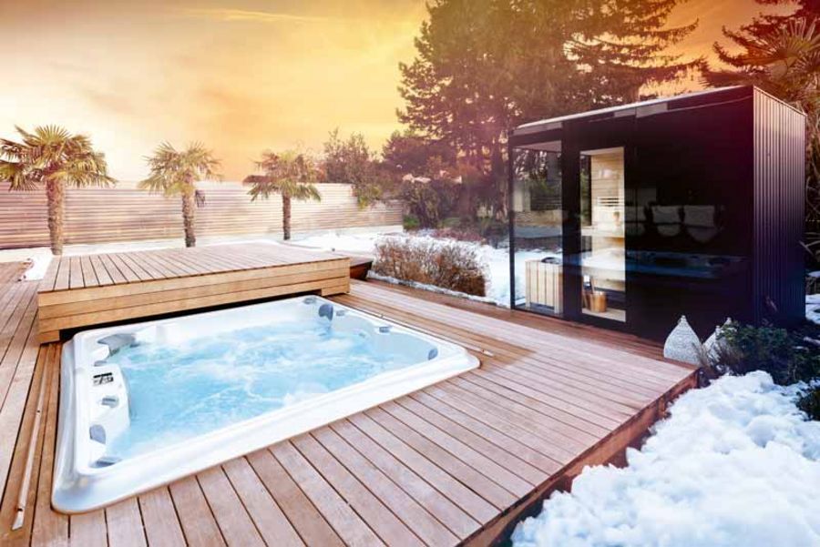 Beta Wellness Amadé Sauna mit Whirlpool Beta Wellness Amadé Sauna mit Whirlpool