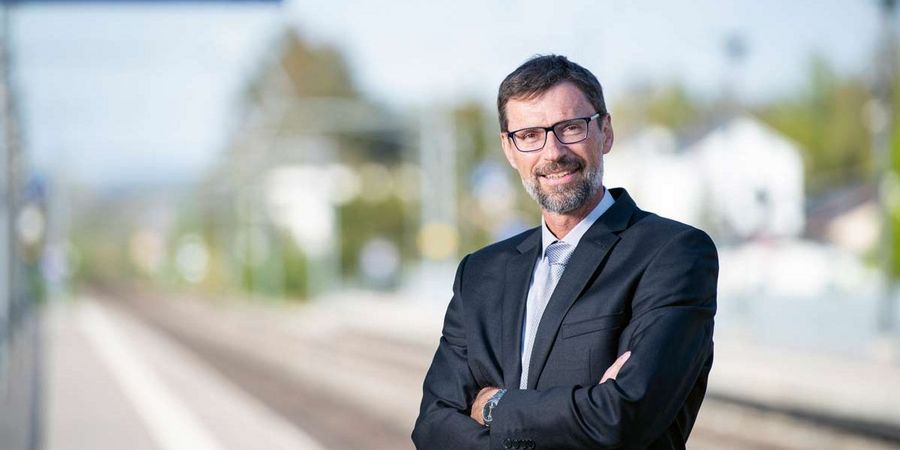 Jean-Frédéric Python, Direktor der Compagnie des chemins de fer du Jura (C.J.) SA Jean-Frédéric Python, Direktor der Compagnie des chemins de fer du Jura (C.J.) SA
