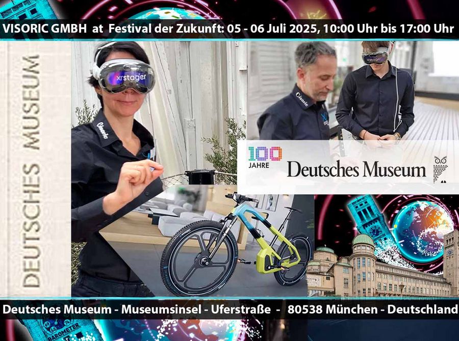 Visoric zeigt XR-Industrieanwendung beim Festival der Zukunft im Deutschen Museum