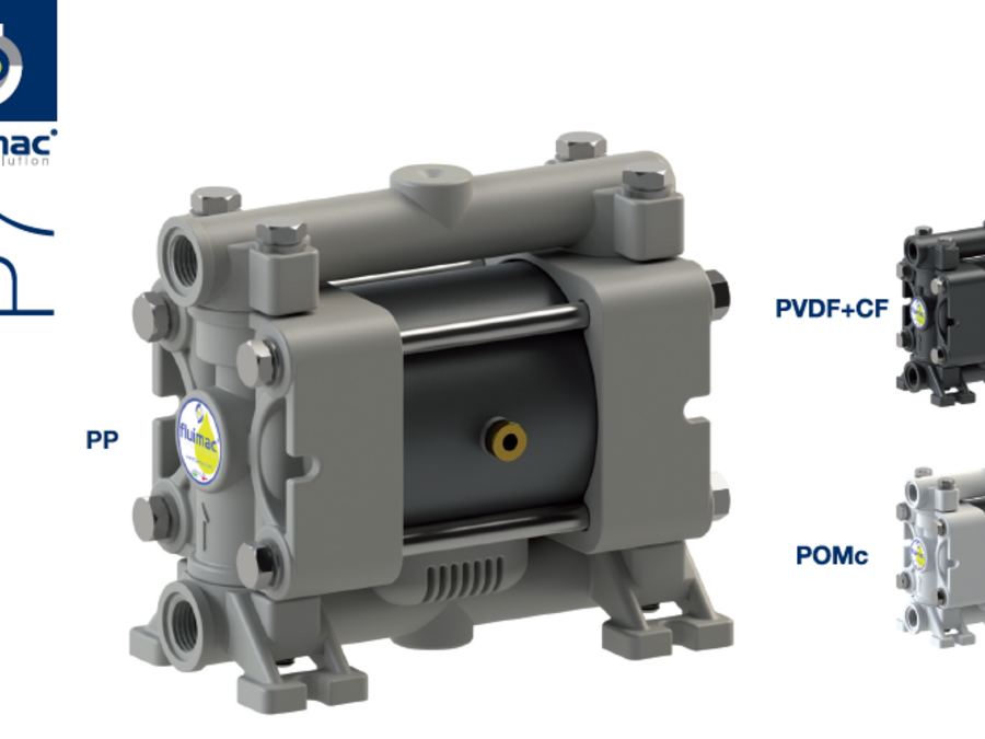 Klein aber fein - unsere Fluimac P0008 Doppelmembranpumpe Klein aber fein - unsere Fluimac P0008 Doppelmembranpumpe