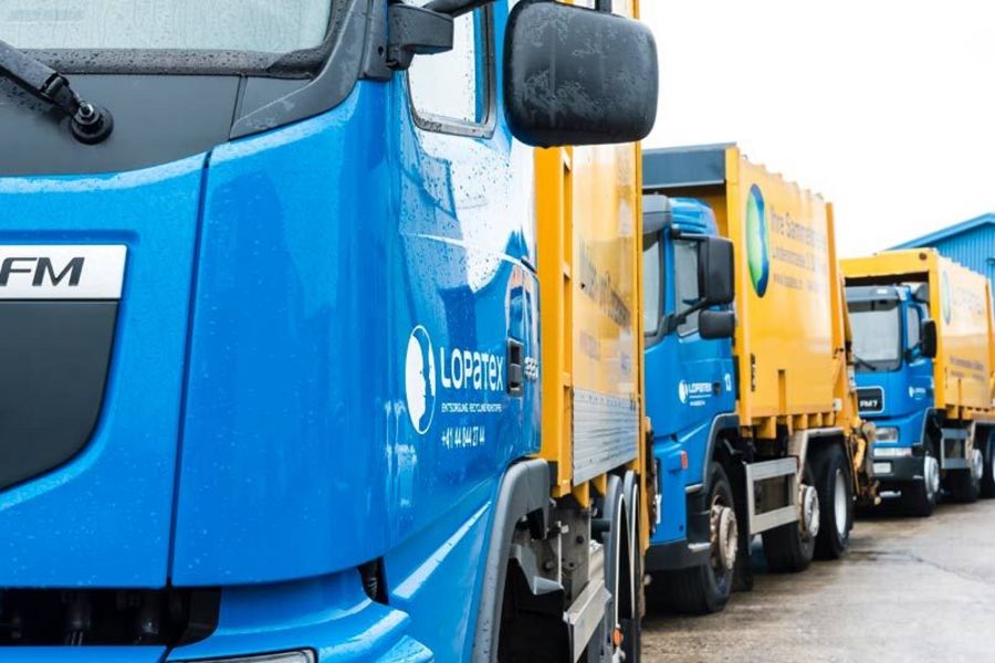 Paprec Schweiz Fahrzeugflotte Paprec Schweiz Fahrzeugflotte