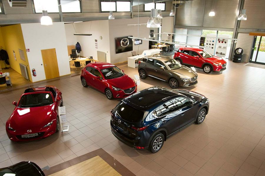 Ausstellungsraum von Coenen Motors.