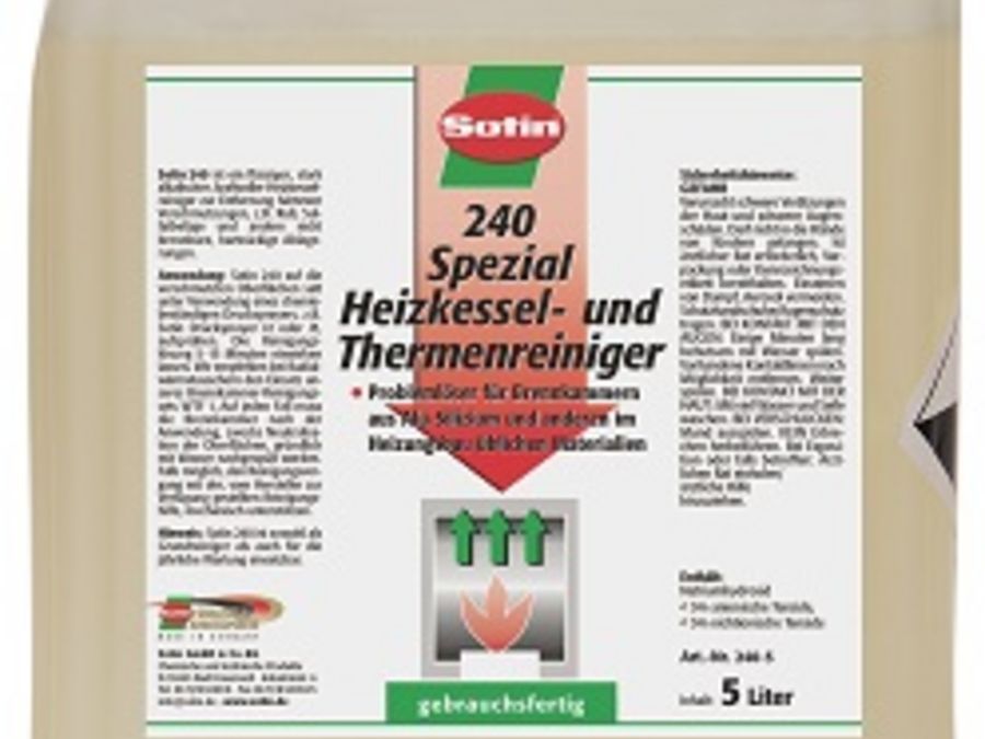 Sotin 240 Spezial Heizkessel- und Thermenreiniger Sotin 240 Spezial Heizkessel- und Thermenreiniger