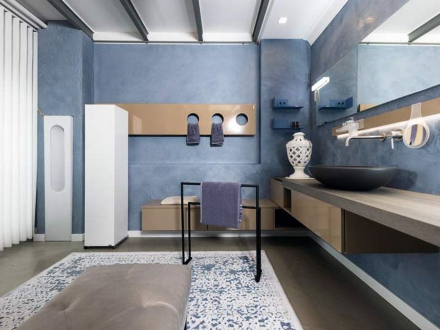 Redwell Manufaktur Tower-Modell im Badezimmer