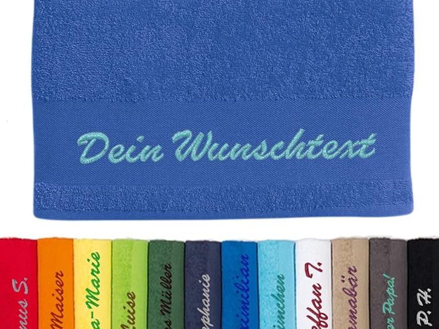 Badetuch personalisiert mit Stick, Perfektes Werbegeschenk für höchste Qualitätsansprüche, Handtuch, Handtuch bestickt, Farbige Handtücher, Badetuch bestickt, besticktes Badetuch, Badetuch mit Bestickung, Handtuch mit Bestickung Badetuch personalisiert mit Stick, Perfektes Werbegeschenk für höchste Qualitätsansprüche, Handtuch, Handtuch bestickt, Farbige Handtücher, Badetuch bestickt, besticktes Badetuch, Badetuch mit Bestickung, Handtuch mit Bestickung