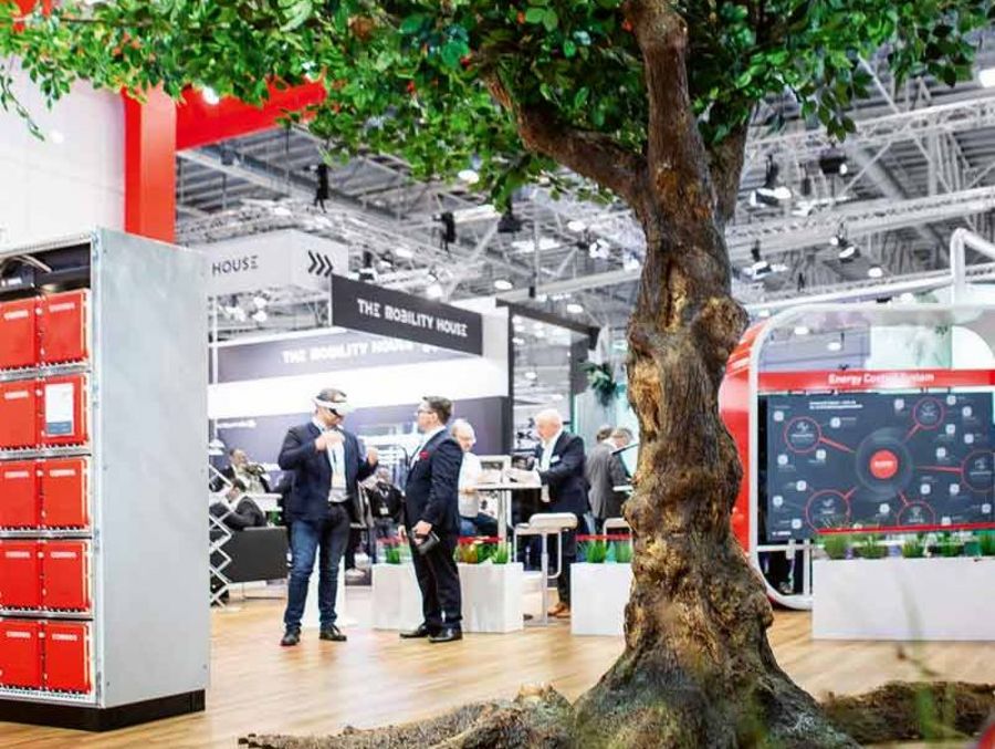 Commeo - Messestand e-world Messe Essen