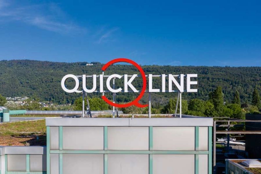 Hauptsitz der Quickline AG in Niedau bei Biel/Bienne in der Schweiz Hauptsitz der Quickline AG in Niedau bei Biel/Bienne in der Schweiz