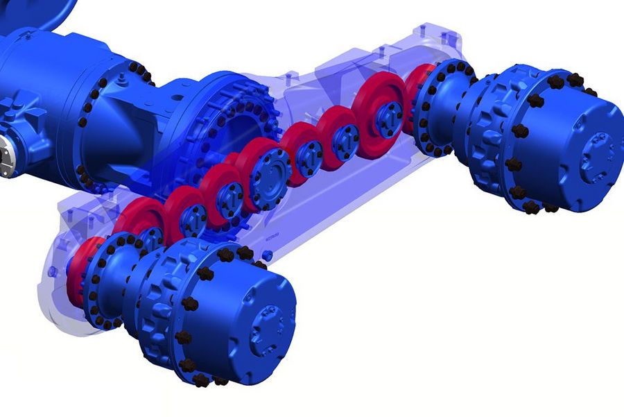 NAF geared Bogie