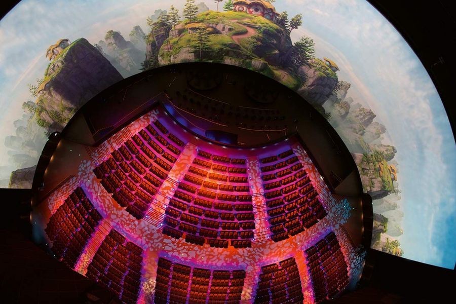 Kraftwerk Living Technologies - das 5D Castle Theater im Chimelong Ocean Kingdom in Zuhai, China