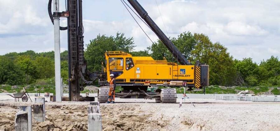 Aarsleff Grundbau Tiefgründung für das Logistikzentrum in Achim Aarsleff Grundbau Tiefgründung für das Logistikzentrum in Achim