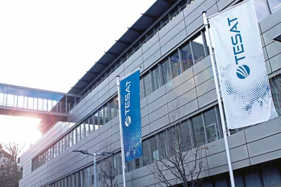 TESAT Firmenzentrale im baden-württembergischen Backnang