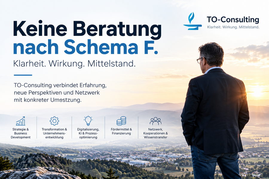 Mittelstand braucht keine Beratung nach Schema F.