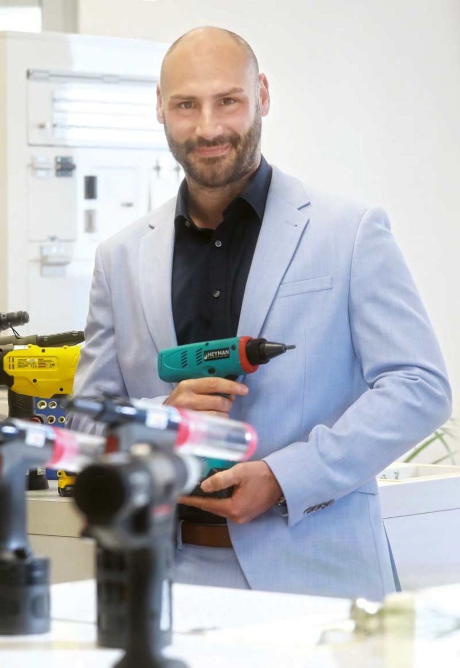 Christian De Razza, Geschäftsführer der Heyman Manufacturing GmbH
