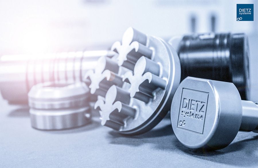 System Dietz Stanzwerkzeuge Trumpf und Thick Turret von DMW. System Dietz Stanzwerkzeuge Trumpf und Thick Turret von DMW.