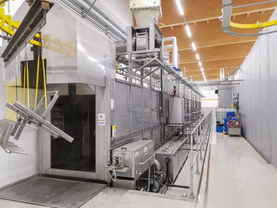 Leutenegger + Frei - Vorbehandlungsanlage zur Reinigung von Stahl- und Aluminiumteilen