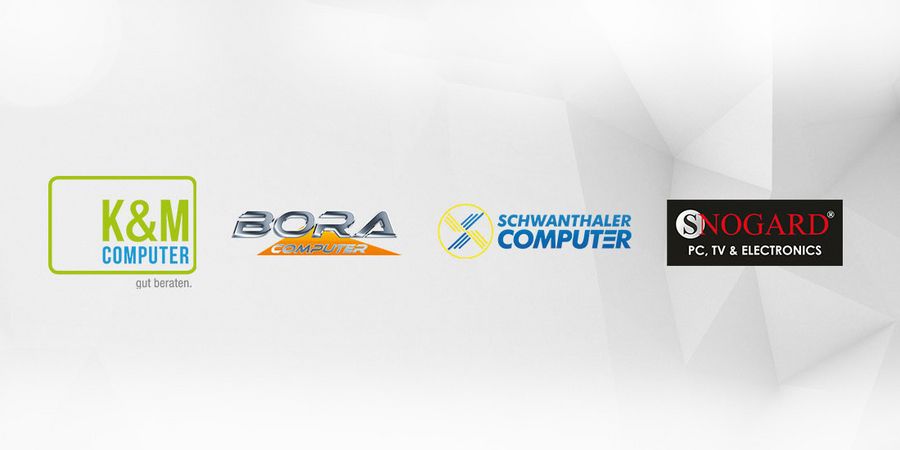 Die Bora Computer vereint vier Handelsmarken unter einem Dach Die Bora Computer vereint vier Handelsmarken unter einem Dach