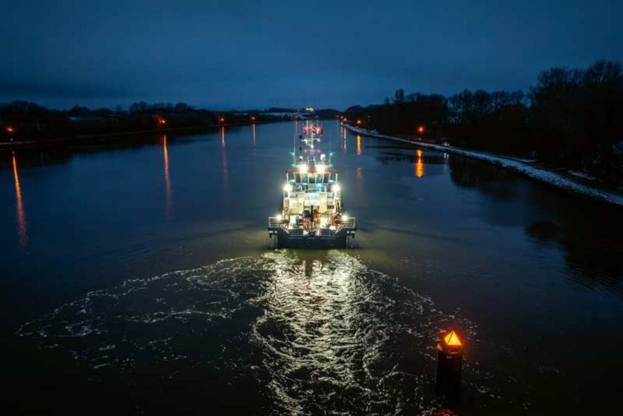 Van Oord Wasserbau Wasserinjektionsbaggerung Van Oord Wasserbau Wasserinjektionsbaggerung