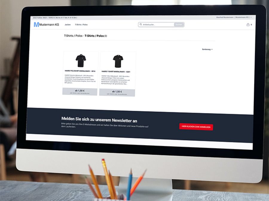 Online Shop Systeme für den Textileinkauf Online Shop Systeme für den Textileinkauf