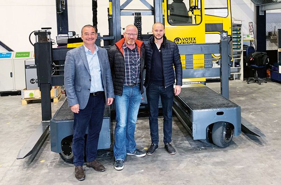 HKS Fördertechnik Votex Bison 4-Wege-Seiten-Stapler HKS Fördertechnik Votex Bison 4-Wege-Seiten-Stapler