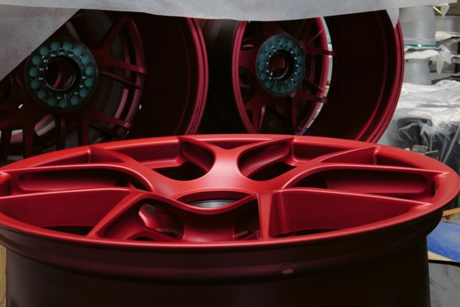 BBS Motorsport Lackiertes Magnesium-Schmiederad Porsche GT3RS