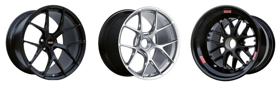 BBS Motorsport verschiedene Felgen