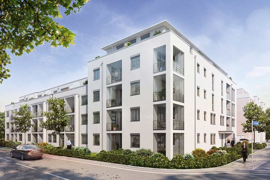 Moosach Apart, Neubau von 51 Eigentumswohnungen von CONCEPT BAU im beliebten Stadtteil Moosach.