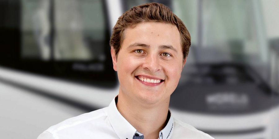 Robert Crispens, Geschäftsführer der MORELO Reisemobile GmbH Robert Crispens, Geschäftsführer der MORELO Reisemobile GmbH
