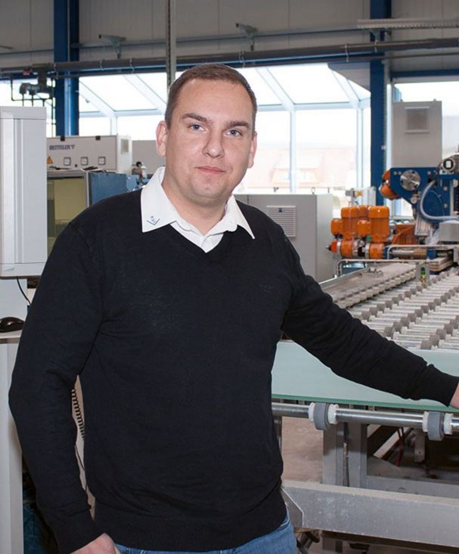 Peter Egg, Geschäftsführer der Brakeler Thermo-Glas GmbH Peter Egg, Geschäftsführer der Brakeler Thermo-Glas GmbH