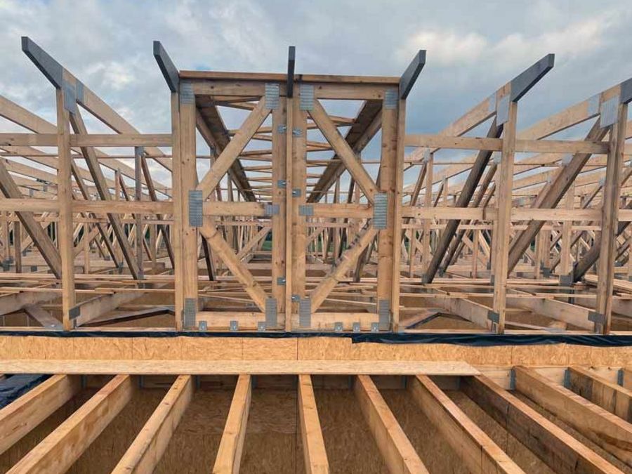 Krug Holzsystembinder Gewerbebau