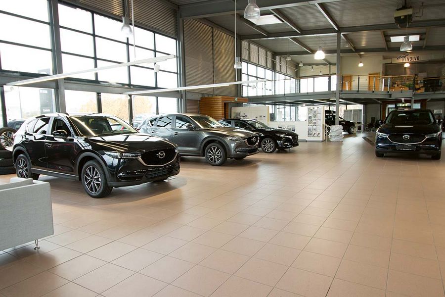 Ausstellungsraum von Coenen Motors.